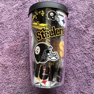 NEW TERVIS STEELERS/FEDEX 24oz TUMBLER EMBROIDERED LIFETIME GUARANTEE MADE USA - Picture 1 of 5
