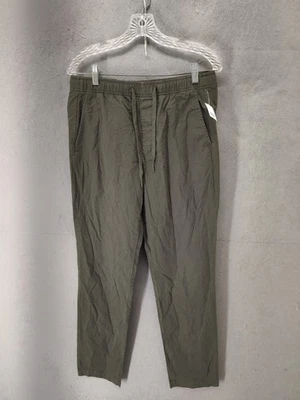 Gap Slim Easy Pants Mens Small Green Drawstring Stretch GAPFLEX Casual Comfort - Image 1 of 4
