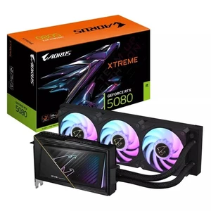 Gigabyte AORUS GeForce RTX 5080 XTREME WATERFORCE 16G GPU Gaming Graphics Card - Picture 1 of 4