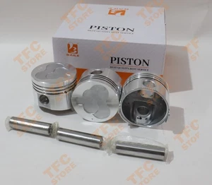 L3E Piston Kit With Pin 18mm STD For Mitsubishi L3E Engine New 3PCS - Picture 1 of 4