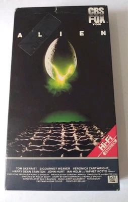 Alien 1979 Original Movie CBS Fox VHS 1984 Release Ridley Scott HI-FI Red Label - Image 1 of 4