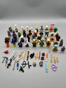 Lego Minifiguren Konvolut 40 Verschiedene, Ninjago, Star Wars, City usw - Bild 1 von 8