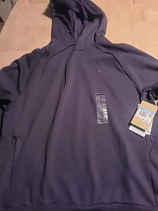 Nike Hombres Dri-FIT UV Pullover Versátil Sudadera con Capucha Genial NEGRO, Talla, S, M, XL,  - Imagen 1 de 4