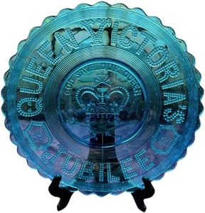 Queen Victoria Pressed Glass Jubilee Plate 1887 - Picture 1 of 4