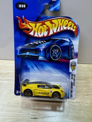Tarjeta M2 Hot Wheels amarilla 2004 primeras ediciones 36/100 Lotus Sport Elise Foto 1 de 3