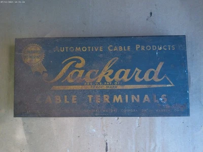PACKARD CABLE TERMINALS  Metal Box Packard Electric Division Automotive GM - Image 1 of 4