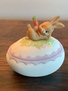 Lefton Osterhase Ei Schmuckschatulle #03685 - Bild 1 von 6