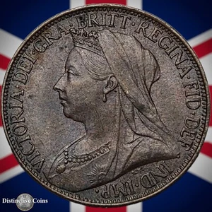 Great Britain 1901 Farthing 1/4d GB4499 - Picture 1 of 2
