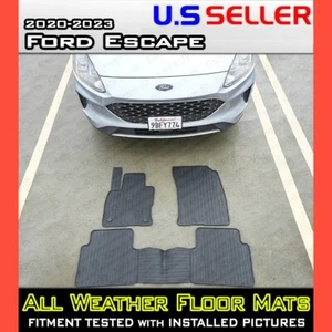 for 2020 → 2023 Ford Escape / RUBBER FLOOR MATS ALL WEATHER WATERPROOF - Bild 1 von 6