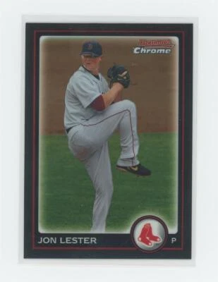 2010 Bowman Chrome Refractor #82 Jon Lester - Image 1 of 2