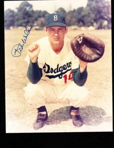 Rube Walker signiert Brooklyn Dodgers signed 8x10 Foto - Bild 1 von 1