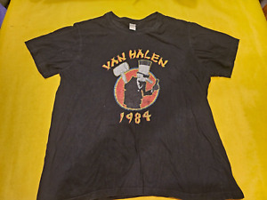 Van Halen 1984 Black Tshirt Size XL