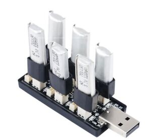 1S LiPo Akku USB Ladegerät Adapter 3,7 V/4,2 V 6 Kanal Micro JST Lipo Ladegerät Platine