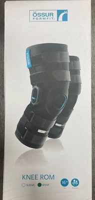 Ossur Formfit ROM Knee 16” Long Wrap Hinged Sleeve Brace 507353 Small - Image 1 of 2