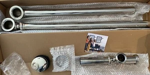 Signature Hardware HP-004A-PNP-U Tub Drain with Swivel Head,+ HL-27043D-63-P-1 - Picture 1 of 8
