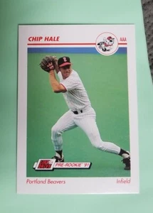 1991 Line Drive AAA #409 Chip Hale - Portland Beavers - Picture 1 of 2
