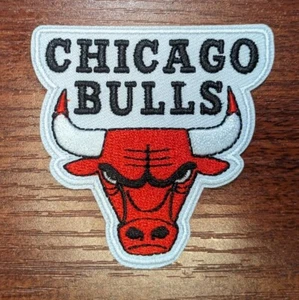 Chicago Bulls Patch 2.75x2.75" NBA Basketball Sports League Embroidered Iron On - Picture 1 of 3