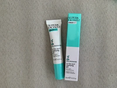 Super Facialist on the Spot Clarifying Gel 15ml Spot Treatment for Acne BNIB - Image 1 of 2