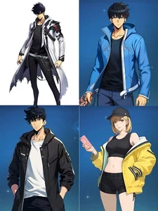 Solo Leveling Arise Sung Jinwoo Jacket - Jin Woo Sung Coat - Cha Hae in Jacket - Picture 1 of 150