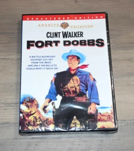 Fort Dobbs (DVD, 1958, Widescreen, Remastered Edition) Clint Walker - NEW! - Foto 1 di 3
