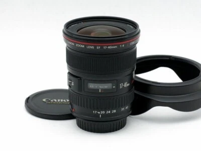 Objectif zoom grand angle Canon EF 17-40 mm F4 L USM AF excellent état du Jap... - Photo 1/4