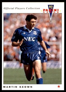 Panini Official Players Collection 1992 - Martin Keown Everton No. 73