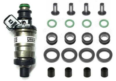 KIT REPARACIÓN INYECTOR COMBUSTIBLE JUNTAS TÓRICAS FILTROS OJALES SELLOS TAPAS HONDA ACURA L4 Foto 1 de 4