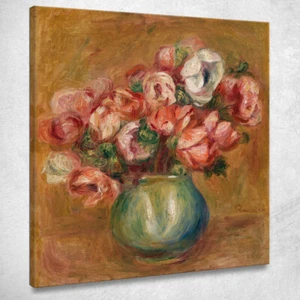 Anemoni Anemoni Pierre-Auguste Renoir, par142 quadro stampato su tela - Imagen 1 de 4