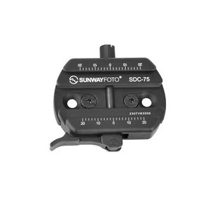 SUNWAYFOTO 75mm Universal Arca Swiss Picatinny Adapter Clamp compatible Tripod - Picture 1 of 9