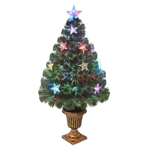 National Tree Company 3ft Pre lit Christmas Tree LED Multicolor lights with base - Picture 1 of 13