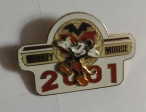 Mickey Mouse Globe 2001 Disney Pin New No Back - Picture 1 of 3