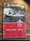 ? Vintage Bsa Merit Badge Book Series C. 1964 (1966 Printing) Rowing