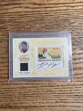 2005 Leaf Century Miguel Cabrera Stamps Patch Auto /24