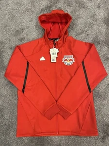 Adidas New York Red Bulls MLS Anthem Soccer Jacket Mens Size L Large IQ0742 $110 - Picture 1 of 3