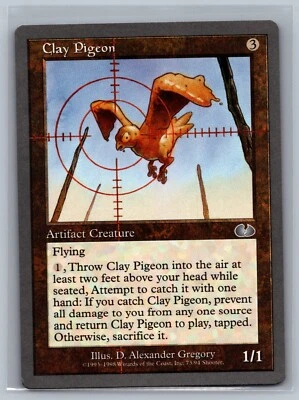 Magic The Gathering Unglued Clay Pigeon #73/94 MTG TCG CCG - Image 1 of 2