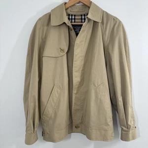 Burberrys Harrington Jacket Vintage Mens Jacket Tan Size Unknown - Picture 1 of 13