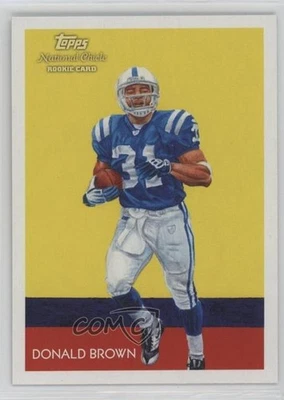 2009 Topps National Chicle Donald Brown #C69 Rookie RC - Image 1 of 2