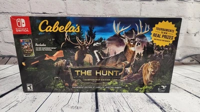 NEW Open Cabela's: The Hunt Championship Edition (Nintendo Switch, 2018) w/ GUN - Image 1 of 4