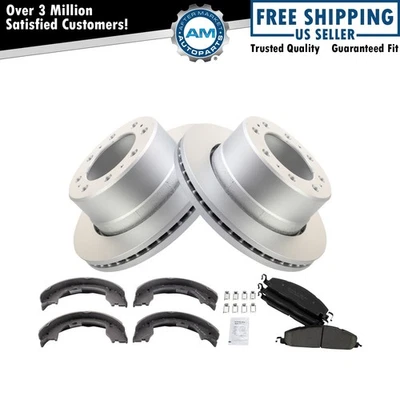 Rear Brake Pad & Rotor Kit For 2009-2018 Dodge Ram 1500 2500 3500 - Image 1 of 4