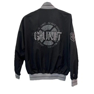 VTG G-Unit Men's Y2K Black Spell Out Full Zip Jacket Sz Large 50 Cent Hip Hop - Image 1 of 4