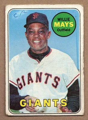 1969 - Topps - Willie Mays (San Francisco Giants) #190 (POOR) - Image 1 of 2