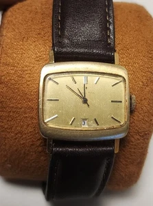 Vintage HAMILTON Dateline Electric TV Dial 10k Gold Filled läuft gut - Bild 1 von 5