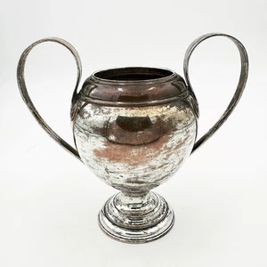 FRENCH FUSED SILVER PLATE TWO-HANDLED CUP 19TH CENTURY - Picture 1 of 8