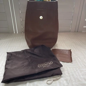 Vintage Coach Brown Classic Soho Bucket Sling Bag 4160 Leather Backpack - Picture 1 of 13