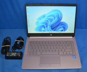 HP Laptop 14-cf2xxx 14'' 64GB eMMC Celeron N4120 4GB RAM Windows 11 - Picture 1 of 4