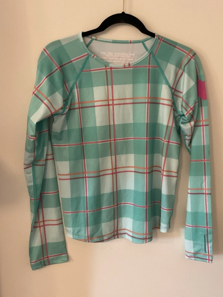 Runningskirts Long Sleeve Top Caribbean Plaid Medium - Image 1 of 2