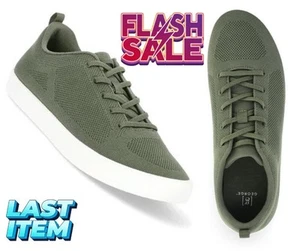 George Men’s Green Knit Sneakers Size 12 NEW WITH TAGS Color OLIVE - Picture 1 of 11