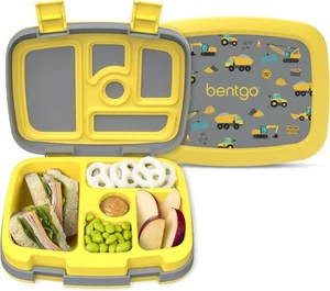 Camiones de construcción Bentgo Kids a prueba de fugas, estilo Bento de 5 compartimentos - Imagen 1 de 8