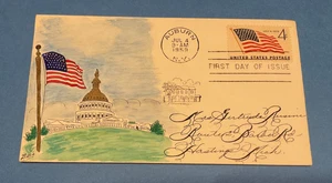 RARE and Beautiful 1959 handpainted "Dottie" Bundy FDC with NICE HANDSTAMP too - Picture 1 of 3
