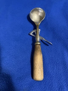 Paletta gelato gemma vintage nuova misura 20 manico legno diametro 2-1/8" - Foto 1 di 7